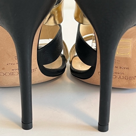 Jimmy Choo Besso Mixed Sandals - Picture 5 of 12